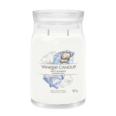 Yankee Candle Soft Blanket Signature Duftkerze Großes Glas 567 g