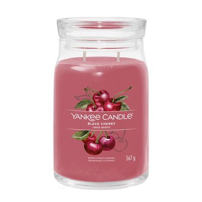 Yankee Candle Black Cherry Signature Duftkerze Großes Glas 567 g