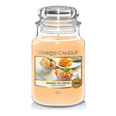 Yankee Candle Mango Ice Cream Duftkerze Großes Glas 623 g