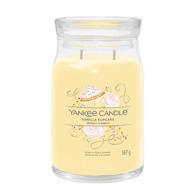 Yankee Candle Vanilla Cupcake Signature Duftkerze Großes Glas 567 g