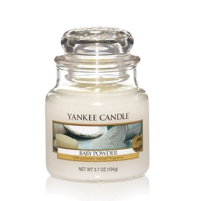 Yankee Candle Baby Powder Duftkerze Kleines Glas 104 g