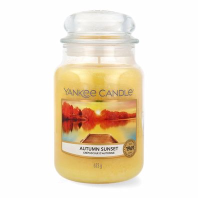 Yankee Candle Autumn Sunset Duftkerze Großes Glas 623 g