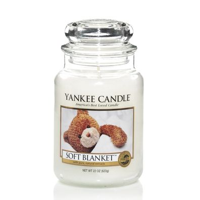 Yankee Candle Soft Blanket Duftkerze Großes Glas 623 g