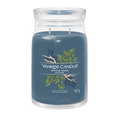 Yankee Candle Bayside Cedar Signature Duftkerze Großes Glas 567 g