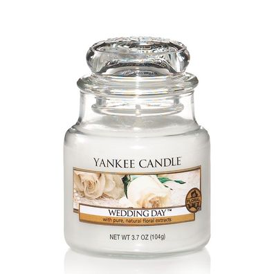 Yankee Candle Wedding Day Duftkerze Kleines Glas 104 g