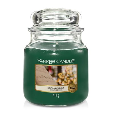 Yankee Candle Singing Carols Duftkerze Mittleres Glas 411 g