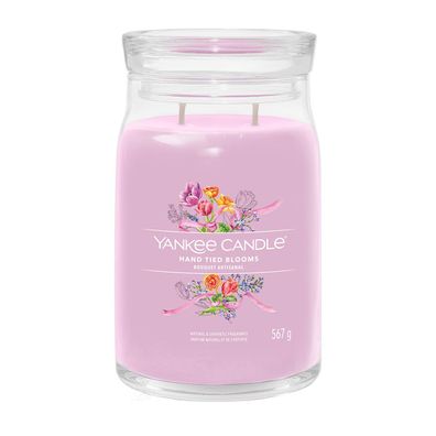 Yankee Candle Hand Tied Bloom Signature Duftkerze Großes Glas 567 g