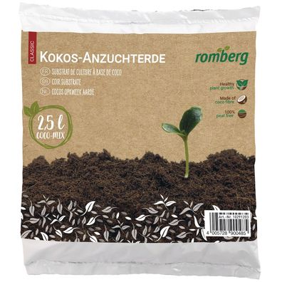 Romberg Classic Kokos-Anzuchterde 2,5 Liter Beutel