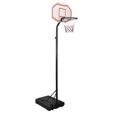 vidaXL Basketballständer Weiß 282-352 cm Polyethylen