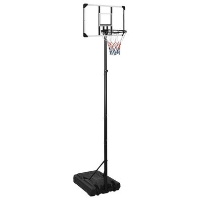 vidaXL Basketballständer Transparent 280-350 cm Polycarbonat