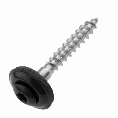 Spenglerschrauben Anthrazit RAL7016 15mm Dichtscheibe A2 V2A Torx