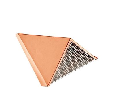 GRÖMO® Kupfer Dachlüfter Lüfter Spitzgaube Dreikantform 260x180x90mm LxBxH