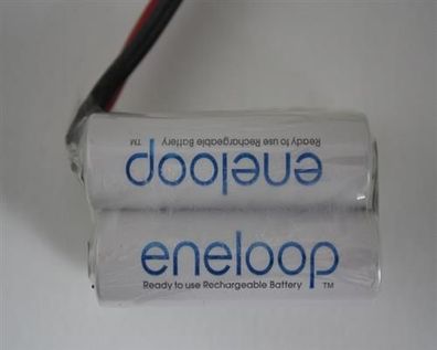 Eneloop-Akkupack 4,8V/2000mAh Mignon F2x2 Würfel MPX Empfänger