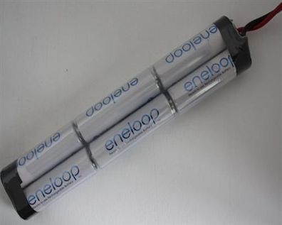 Eneloop-Akkupack 7,2V/2000mAh Mignon L3x2 Graupner Sender