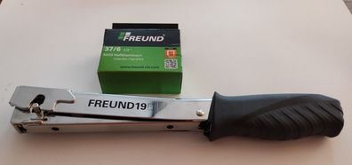 FREUND 19 Hammertacker Schlagtacker + 5000 klammern Tacker Rapid19 Art.01741119