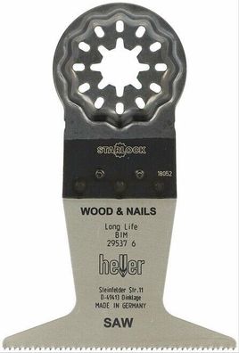 Heller Tauchsägeblatt Multitool Zubehör Starlock f. Holz/Gips & Kunststoff/295321