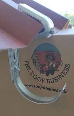 Rinnenhalter Rinneneisen für Trapezblech Wellplatten 8teilig/NW250mm - 105mm