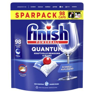 Calgonit finish 3283456 Calgonit finish Powerball Quantum ALL IN 1 Spülmaschinenta