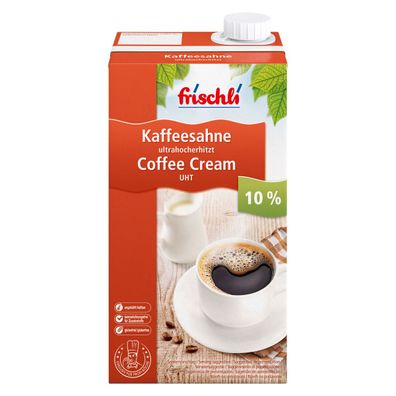 Frischli Kaffeesahne für einen Kaffeegenuß für Großverbraucher 1000g