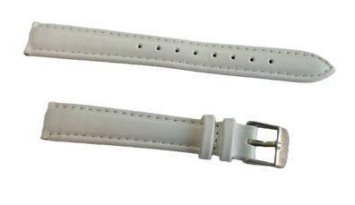 s. Oliver | Uhrenarmband 14mm Kunststoff PU weiß | SO-2514-LQ