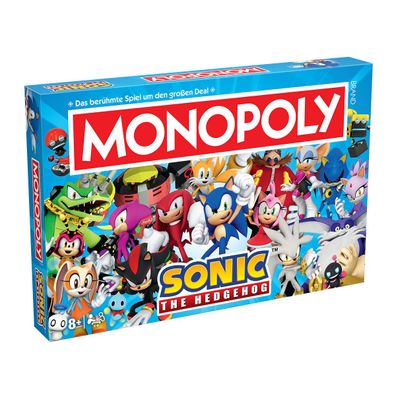 Winning Moves Monopoly Sonic Edition Brettspiel für Fans und Spieleliebhaber