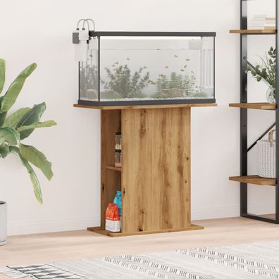 vidaXL Aquariumständer Artisan-Eiche 36x75x72,5 cm Holzwerkstoff