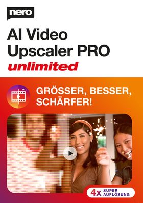 Nero AI Video Upscaler Unlimited - Lizenz für 1 PC - Download Version