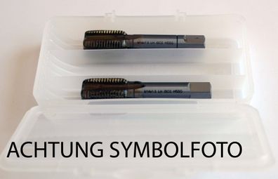 Hand-Gewindebohrer Set Satz (2Stk) M16x1,5 Mf HSS DIN352 Links Linksgewinde