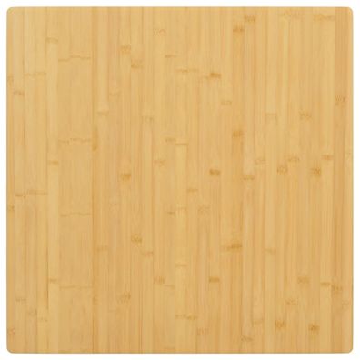vidaXL Tischplatte 80x80x1,5 cm Bambus