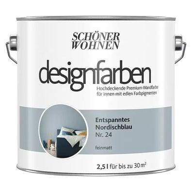 2,5L Schöner Wohnen Designfarbe Entspanntes Nordischblau 24