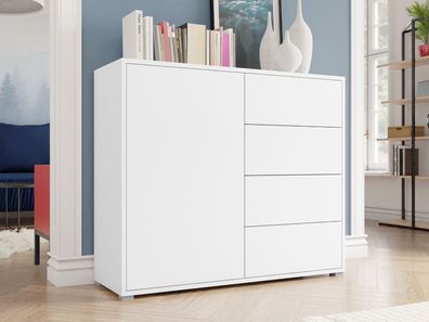 Kommode Gesita K1D4SZ Wohnzimmer Kollektion Sideboard Schrank Highboard M24