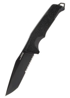 SOG Trident FX, Blackout, Partially Serrated, Feststehendes Messer