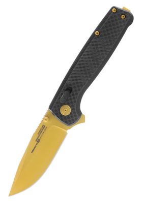 Taschenmesser Terminus XR LTE - Karbon & Gold, SOG