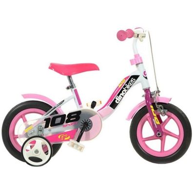 Dino 108 Sport 10 Zoll 17 cm Mädchen Über Treppen Rosa/Weiß