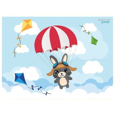 Tischmatte Betty i Bunny 30 x 40 cm Fallschirm Ambition JUNIOR