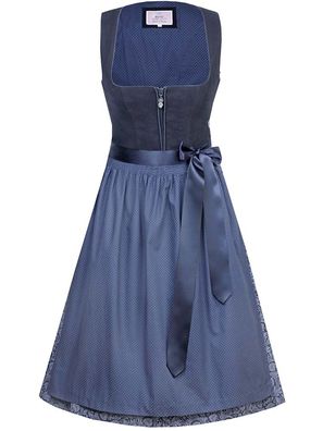 Dirndl Conny 58er Länge deep ocean blue - Größe: 36