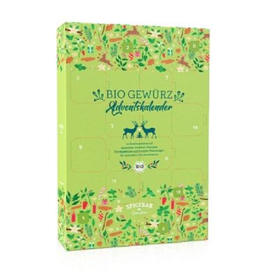 BIO GEWÜRZ Adventskalender 2024, Gewürze, Rezepte von Spicebar