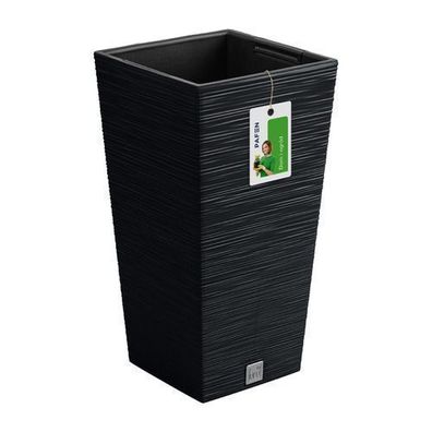 Blumentopf Pflanzkübel FURU Square Balkonkasten Blumenkübel Anthrazit 26,6 L