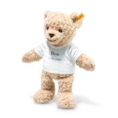 STEIFF 242748 Teddybär zur Geburt 32cm beige Teddy Bär f. Baby Taufe