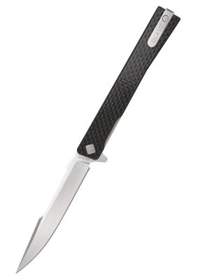 Taschenmesser Solstice, Harpoon, Karbon, satiniert, Ocaso Knives