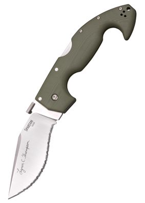 Taschenmesser Lynn Thompson Signature Spartan, S35VN Stahl, Wellenschliff