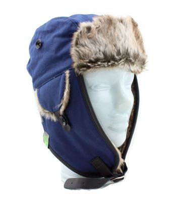 Herren Damen Trapper Hat Winter Mütze Russenmütze Fliegermütze Uschanka