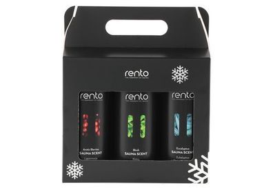 Rento Saunaduft-Geschenkbox 3 x 400 ml