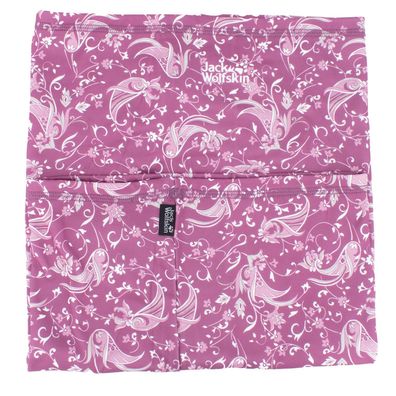 Jack Wolfskin Real Stuff Print Loop Schlauch Schal Neck Warmer Pink 1909061-8865