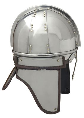 Spätrömischer Kavallerie Helm (Burgh Castle), Stahl