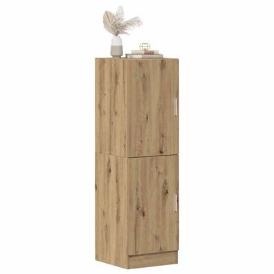 vidaXL Küchenschrank Artisan-Eiche 38x41,5x131,5 cm Holzwerkstoff