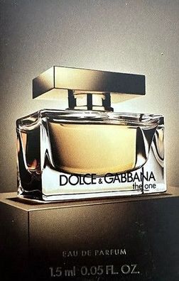 Dolce & Gabbana the one 1,5ml Eau de Parfum Damen Duft - Reisegröße