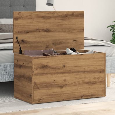 vidaXL Aufbewahrungstruhe Artisan-Eiche 84x42x46 cm Holzwerkstoff