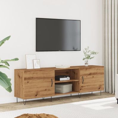 vidaXL TV-Schrank Artisan-Eiche 150x30x50 cm Holzwerkstoff