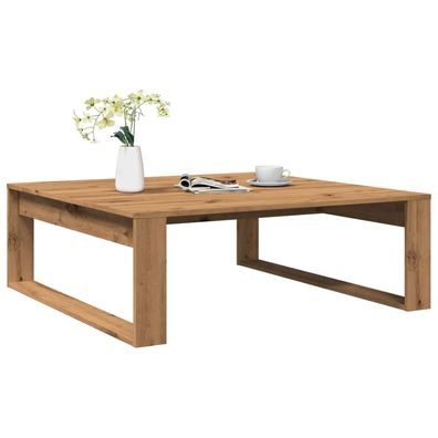 vidaXL Couchtisch Artisan-Eiche 100x100x35 cm Holzwerkstoff